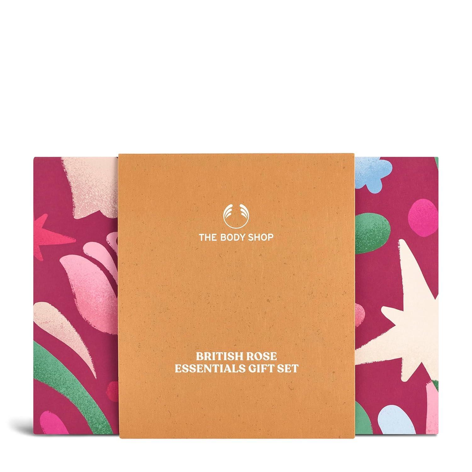 imageThe Body Shop British Rose Essentials Gift Set 3 Piece Set Includes Body Yogurt Hand Cream Shower Gel Vegan