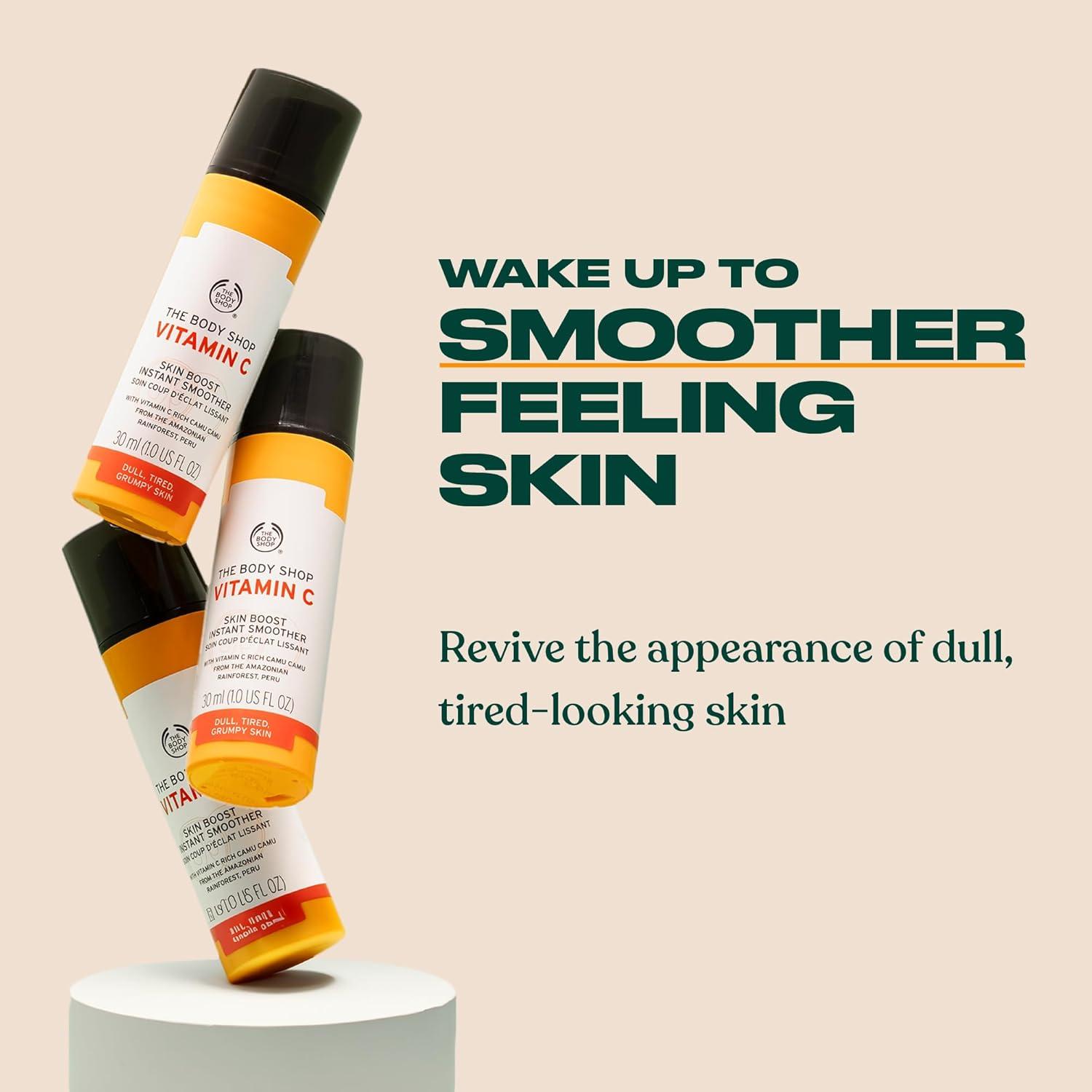 imageThe Body Shop Vitamin C Skin Boost Instant Smoother Radiance Boosting Face Serum to Improve Dull Skin Lightweight for All Skin Types Vegan 30 ml 10 oz