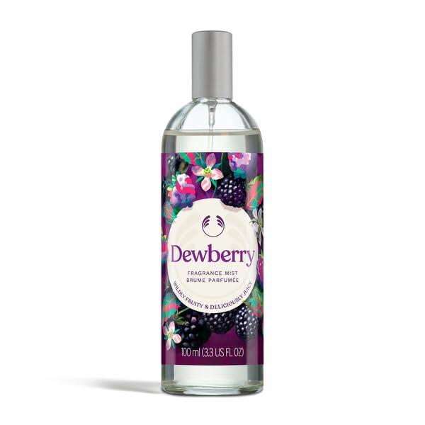 imageThe Body Shop Dewberry Fragrance Mist Refreshing amp Fruity Body Spray with Notes of Jasmine and White Lily Vegan 100 ml 33 oz