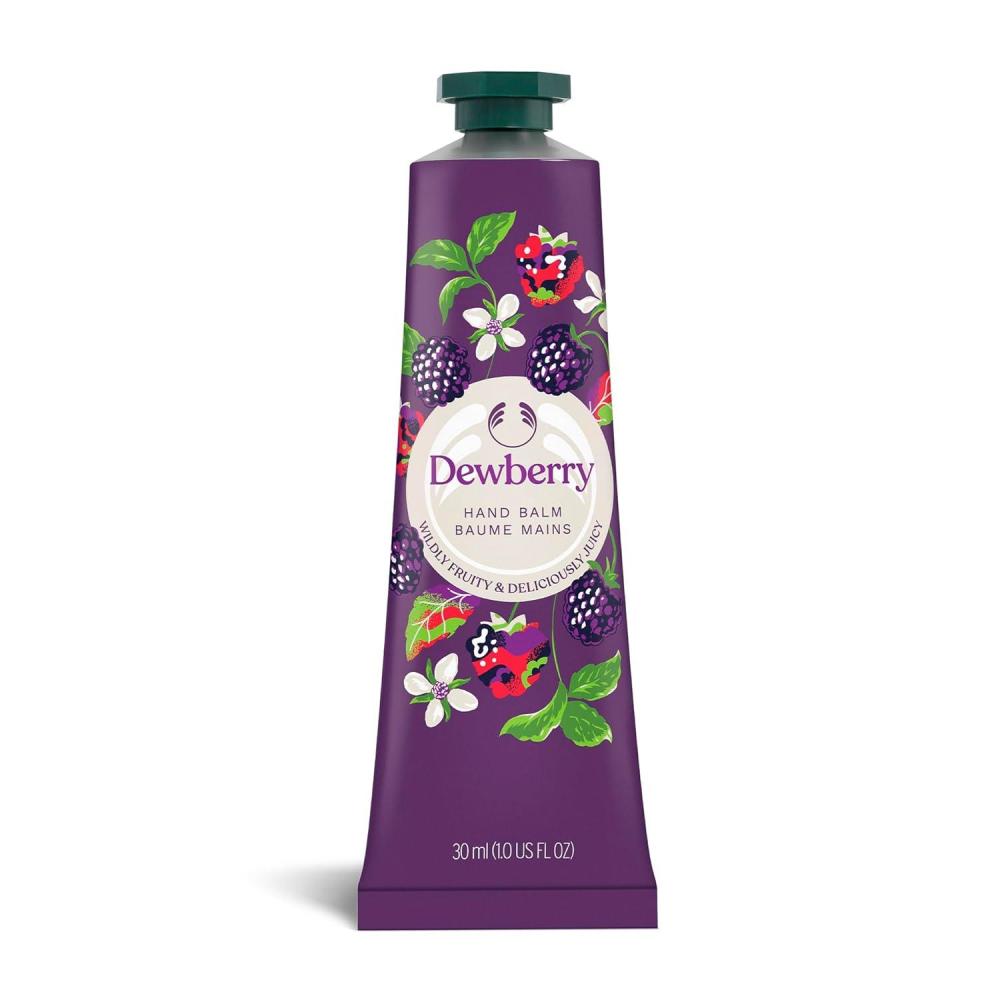 imageThe Body Shop Dewberry Hand Balm  96hr Nourishing Moisture for Dry Cracked Hands  with Shea Butter Nongreasy Vegan 30 ml  10 oz