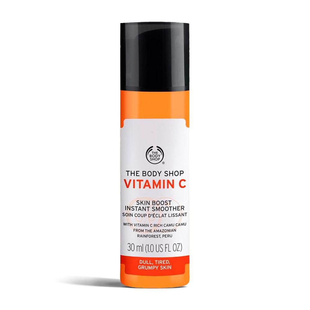 imageThe Body Shop Vitamin C Skin Boost Instant Smoother Radiance Boosting Face Serum to Improve Dull Skin Lightweight for All Skin Types Vegan 30 ml 10 oz