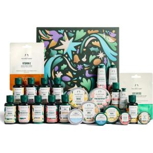 The Body Shop Classic Beauty Advent Calendar- 24 Piece Gift Set, Includes Creams & Gels for Shower & Body, Hand Balms and More(24 Piece Gift Set Classic Beauty Advent)
