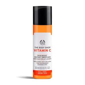 The Body Shop Vitamin C Skin Boost Instant Smoother | Radiance Boosting Face Serum to Improve Dull Skin | Lightweight for All Skin Types, Vegan, 30 ml / 1.0 oz