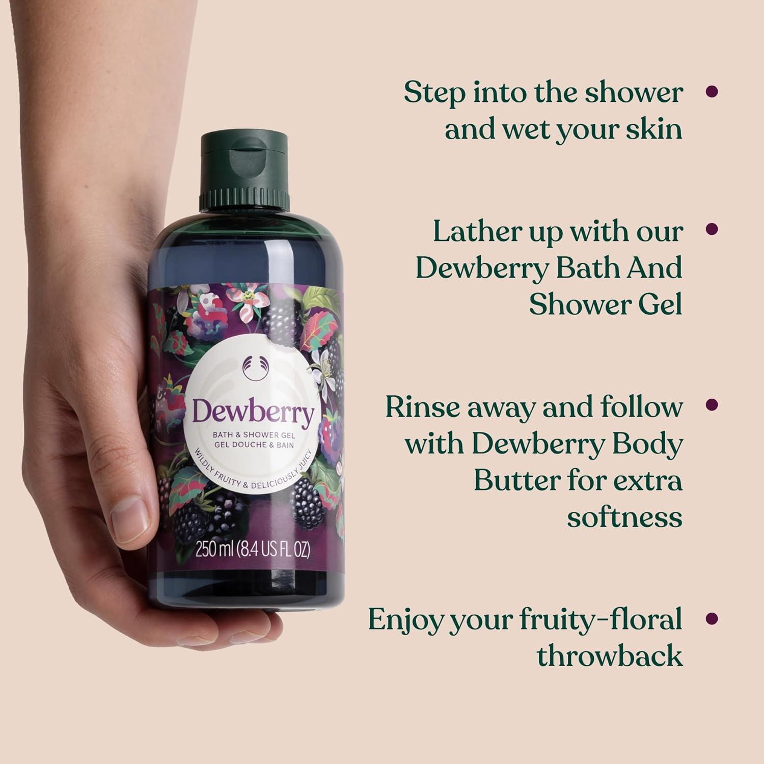 imageThe Body Shop Dewberry Body Yogurt 48hr Hydrating Moisturizer for Dry Skin Fruity Scent Lightweight Vegan 200 ml