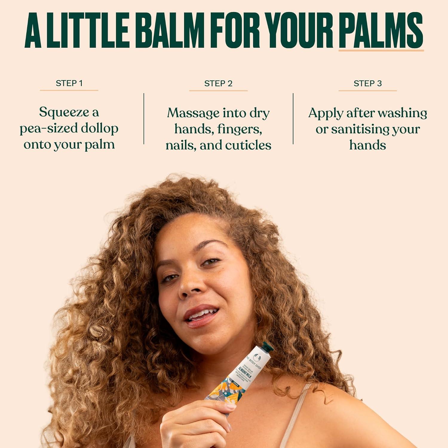 imageThe Body Shop Pink Grapefruit Hand Cream Citrus Fragrance OntheGo Hydration Vegan 10 ozAlmond Milk Honey