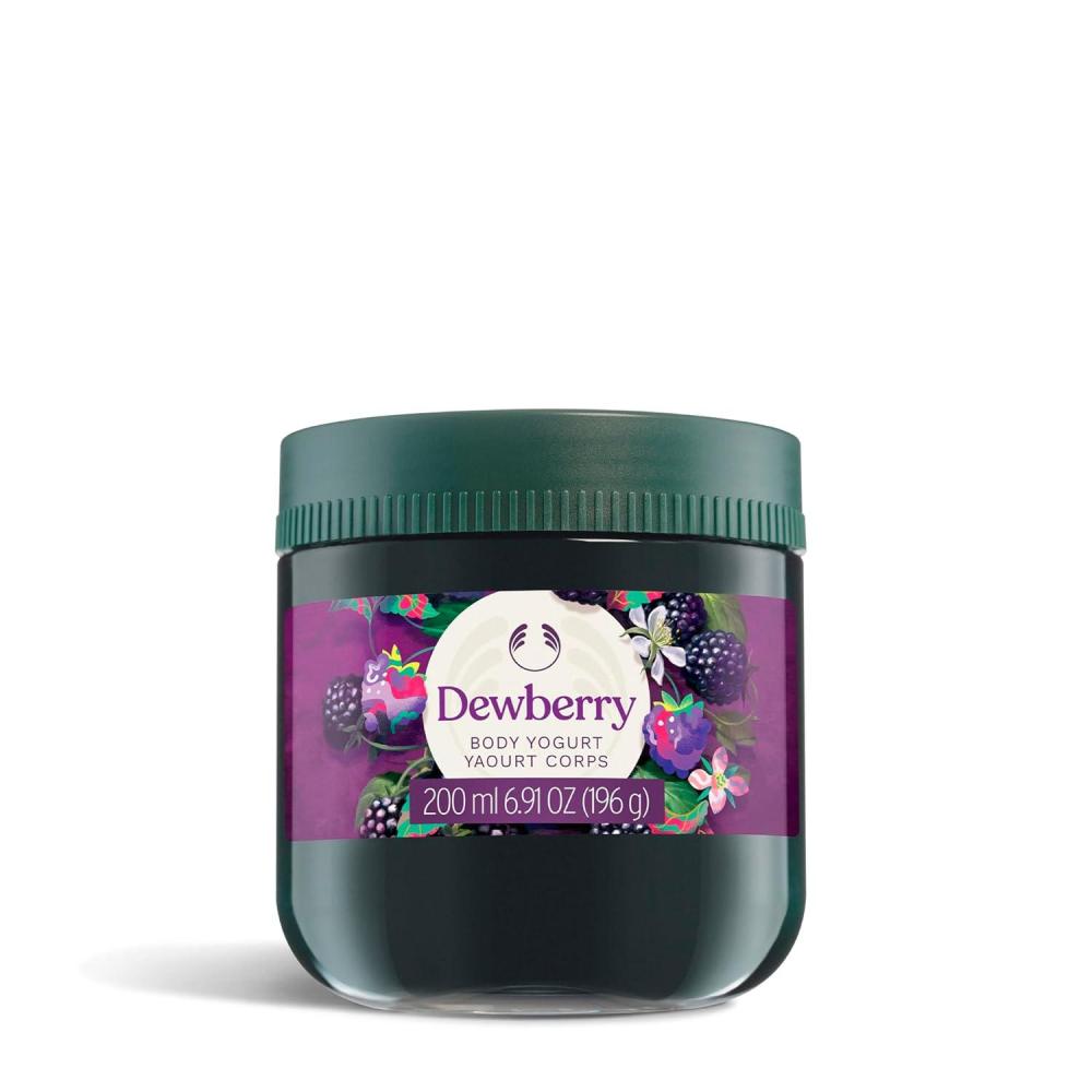 imageThe Body Shop Dewberry Body Yogurt 48hr Hydrating Moisturizer for Dry Skin Fruity Scent Lightweight Vegan 200 ml