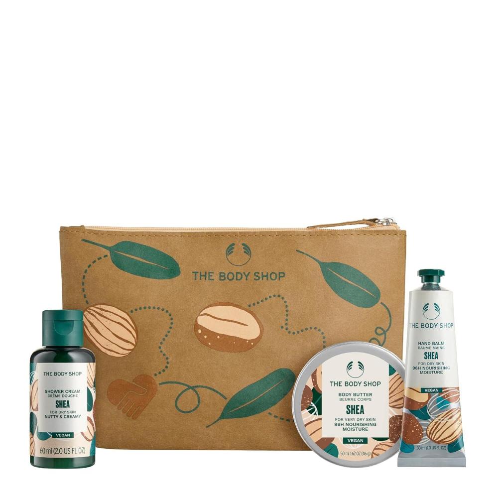 imageThe Body Shop Nourish amp Flourish Shea Body Care Gift Set Vegan 3Piece Gift Set