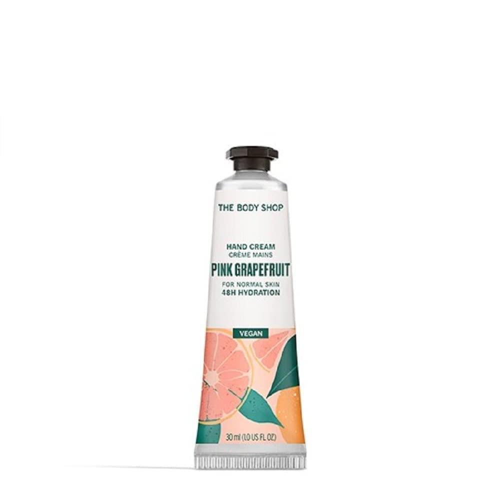 imageThe Body Shop Pink Grapefruit Hand Cream Citrus Fragrance OntheGo Hydration Vegan 10 ozGrapefruit