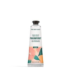 The Body Shop Pink Grapefruit Hand Cream – Citrus Fragrance, On-the-Go Hydration – Vegan – 1.0 oz(Grapefruit)