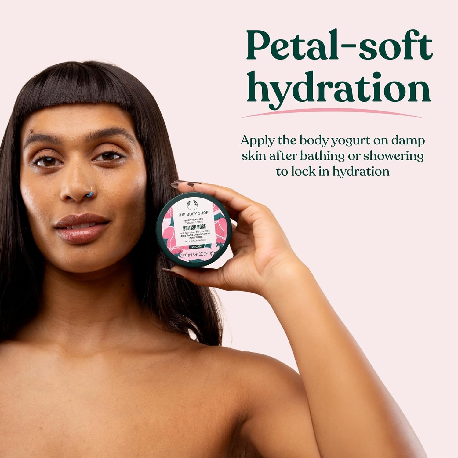 imageThe Body Shop British Rose Essentials 3 Piece Set Shower Gel Hand Cream Body Yogurt Floral Scent Nourishing for All Skin Types Vegan