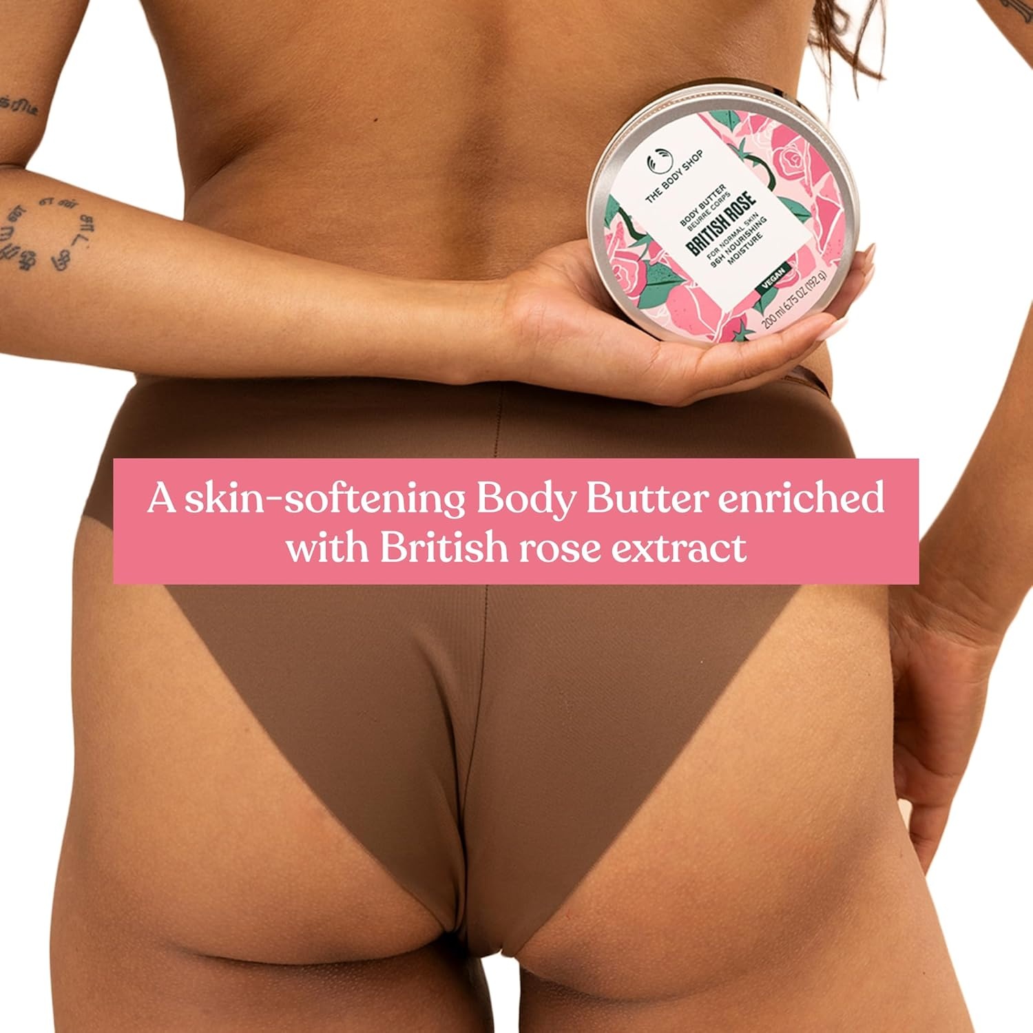 imageThe Body Shop British Rose Treats British Rose Shower Gel 60ml Body Butter 50ml Gift Set Body Wash amp Body Mousturiser for Women amp Men Cruelty Free amp Vegan Dermatologically Tested
