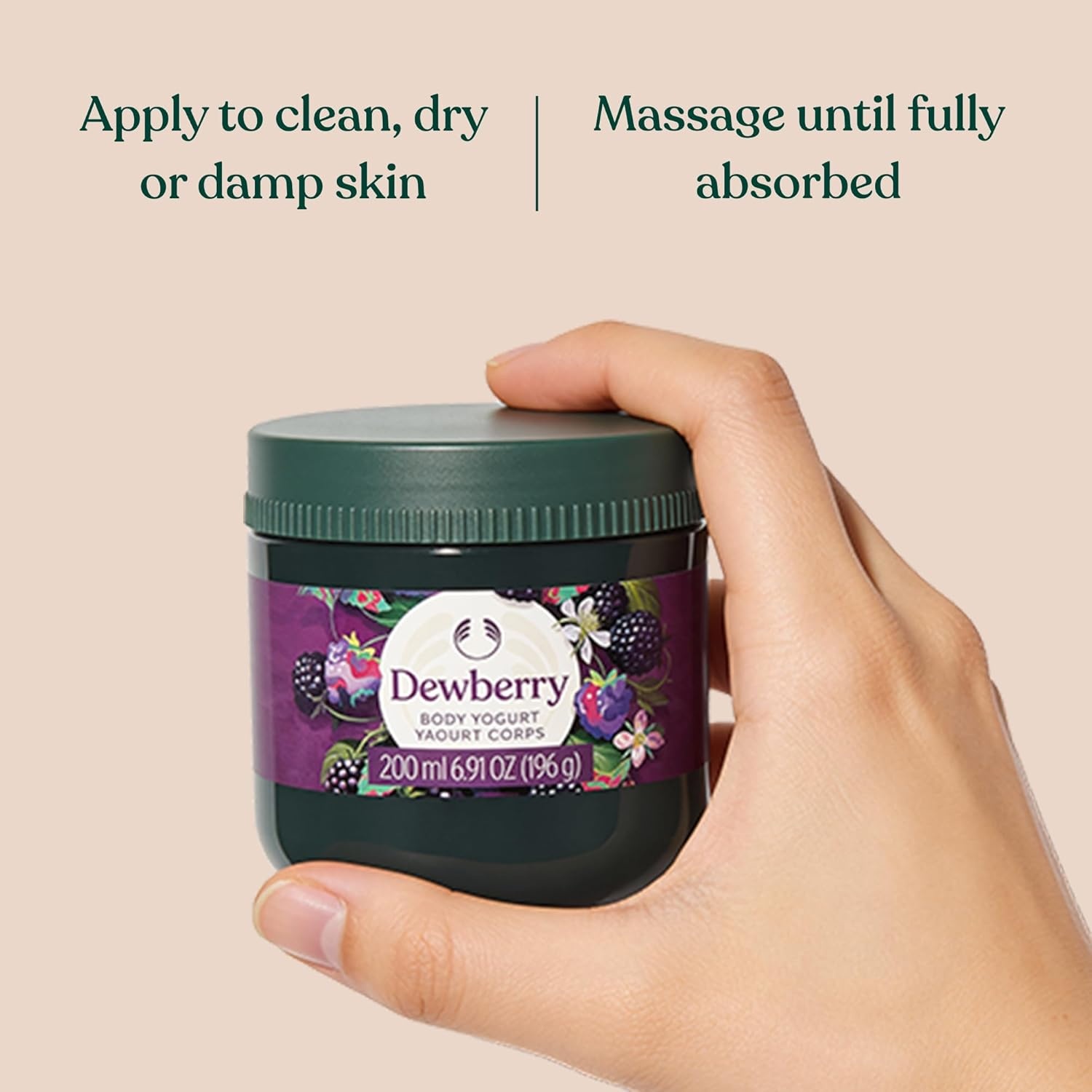 imageThe Body Shop Dewberry Essentials 3 Piece Set Shower Gel Hand Balm Body Yogurt Fruity amp Floral Scent