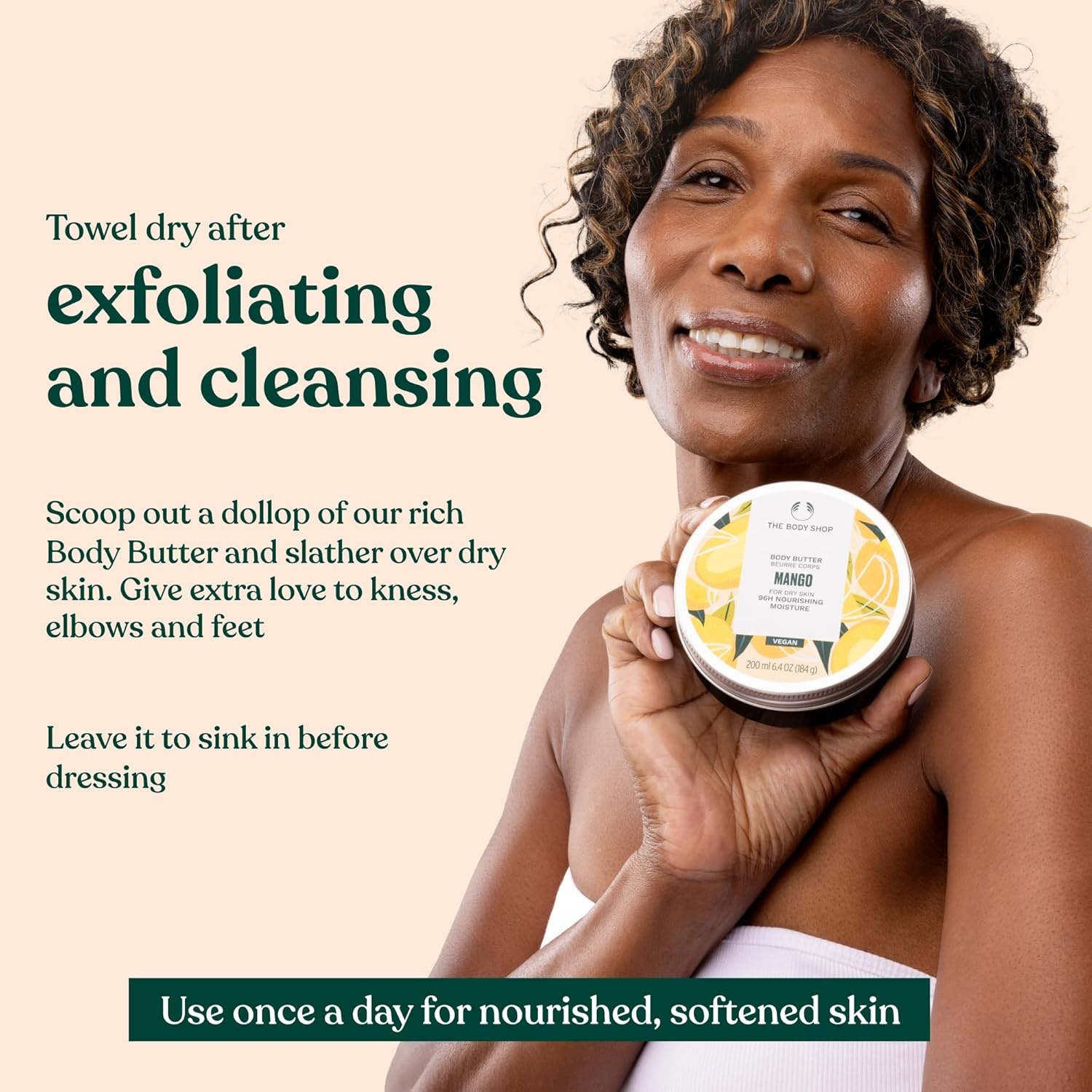 imageThe Body Shop Mango Collection 4 Piece Set Shower Gel Hand Balm Body Butter Lip Butter Fruity Scent for Normal amp Dry Skin Vegan