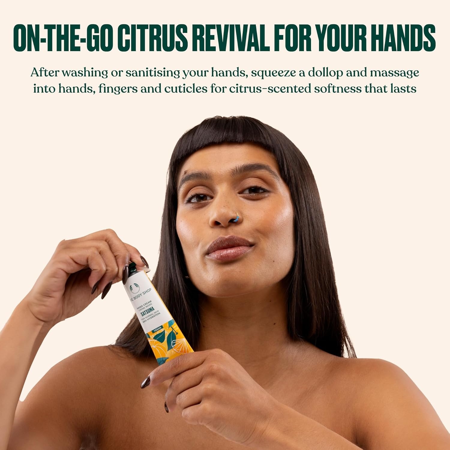 imageThe Body Shop Satsuma Essentials 3 Piece Set  Zesty Scented Shower Gel Hand Cream Body Yogurt  for All Skin Types