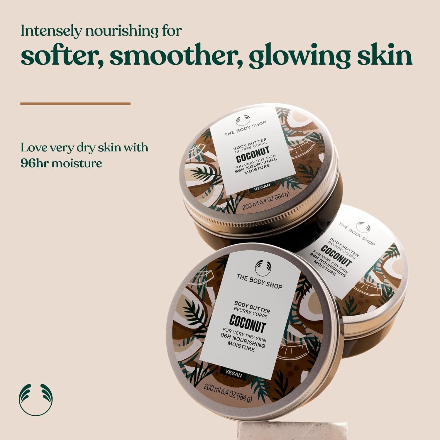 imageThe Body Shop Coconut Body Butter 96hr Nourishing Moisture for Dry Skin NonGreasy with Shea Butter for Smoother Softer Skin Vegan 200 ml 64 oz
