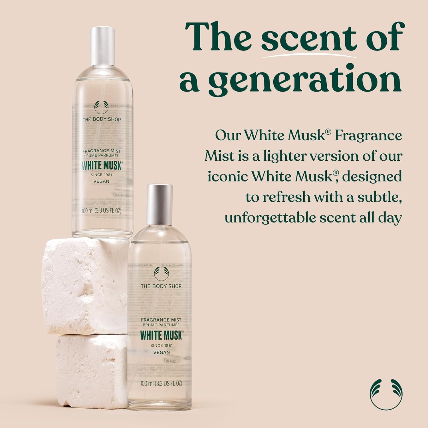 imageThe Body Shop White Musk Body Mist Unisex Fragrance with Clean amp Refreshing Notes of Jasmine and Lily of the Valley Vegan CrueltyFree 100 ml 33 fl oz