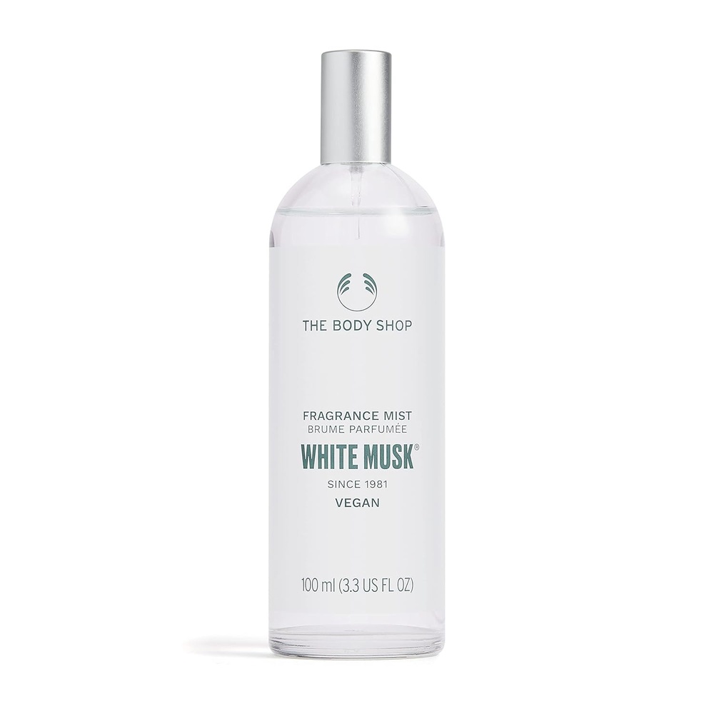 imageThe Body Shop White Musk Body Mist Unisex Fragrance with Clean amp Refreshing Notes of Jasmine and Lily of the Valley Vegan CrueltyFree 100 ml 33 fl oz