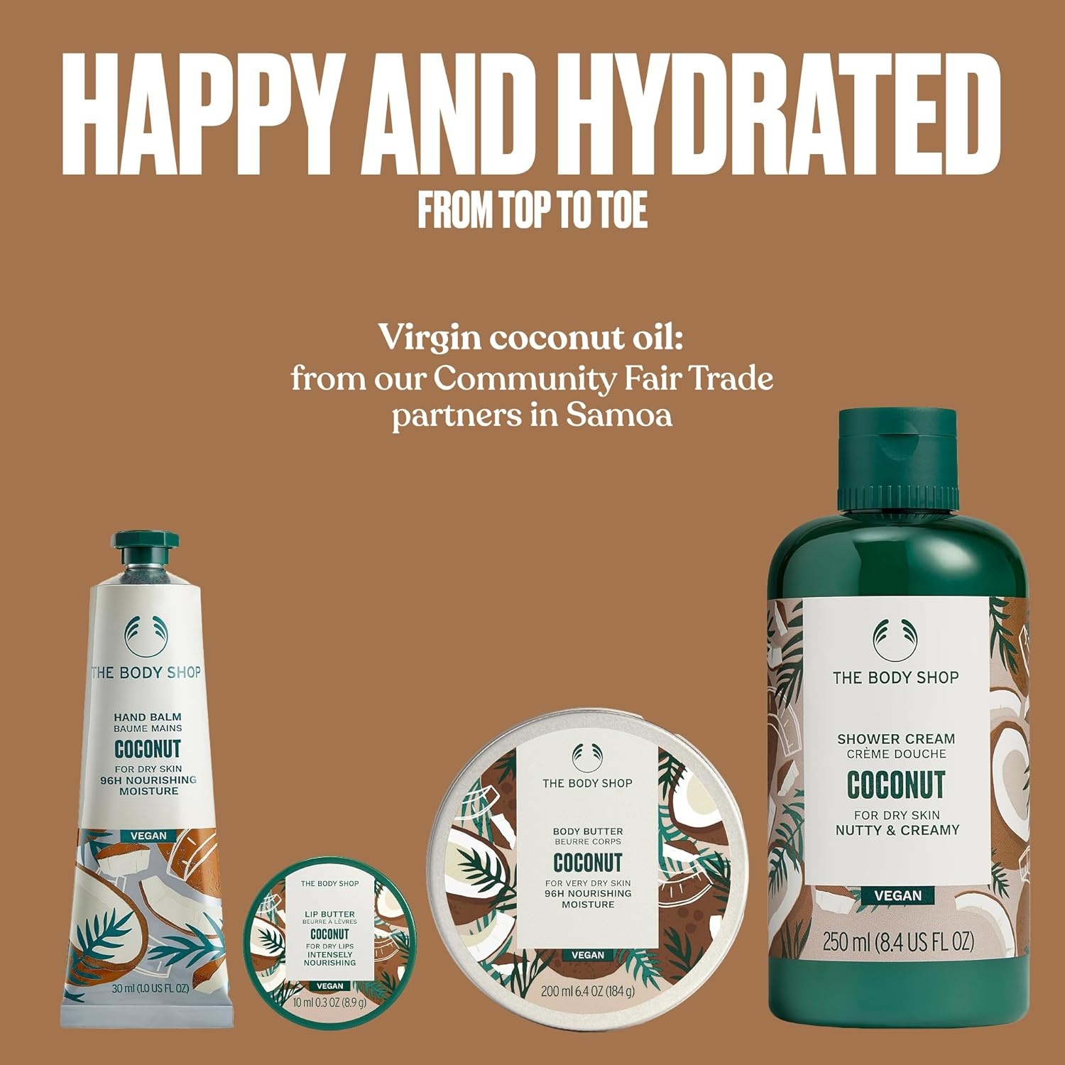image:imageThe Body Shop Nourish amp Flourish Coconut Body Care Gift Set Vegan 5Piece Gift Set